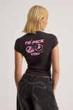 Fitted Graphic Tee, PHANTOM/ID PICK YOU - alternate image 3