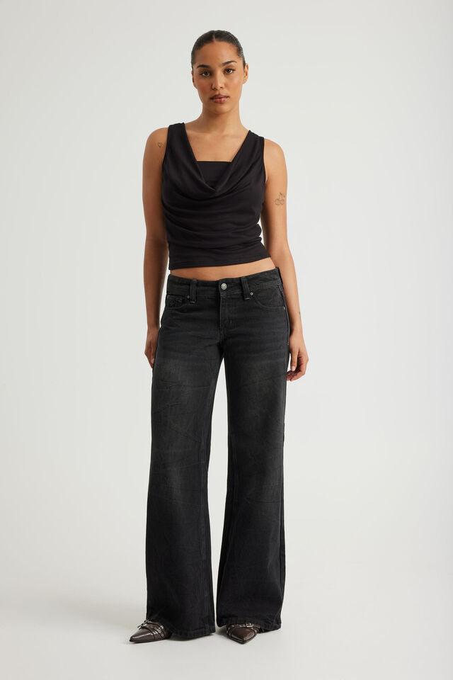 Era Low Super Wide Jean, STARRY EYED BLACK