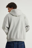 Half Half Hoodie, HH GREY MARLE/PRIMARY PILL - alternate image 3