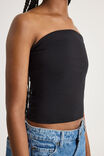 Authentics Longline Bandeau, BLACK - alternate image 4