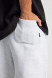 Baggy Cuffed Trackpant, SILVER MARLE - alternate image 4