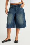 Mega Baggy Jort, LOW KEY BLUE/ANGEL GIRL - example image 2