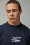 Heavy Weight Box Fit Graphic Tshirt, WASHED NAVY/GOLDMANS GROCER - alternate image 4