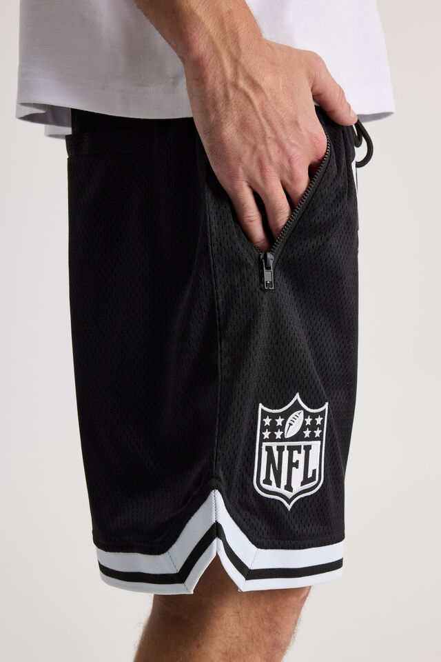 Nfl Basketball Short, LCN NFL BLACK/RAIDERS LAS VEGAS PILL