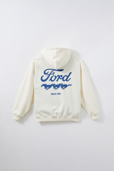 Ford Hoodie, LCN FOR WINTER WHITE/FORD MUSTANG HORSES