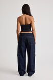 Mid Rise Cargo Jean, RAW INDIGO - alternate image 3