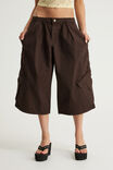 Jumbo Cargo Jort, WASHED UMBER/HEAVEN - example image 1