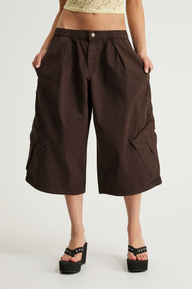 Jumbo Cargo Jort, WASHED UMBER/HEAVEN