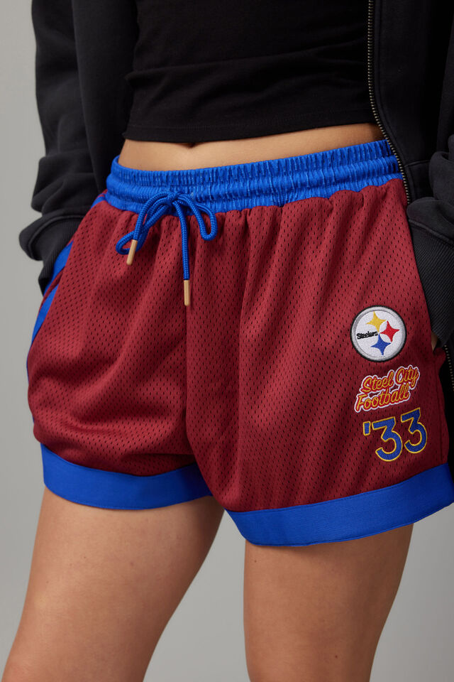 Lcn Nfl Field Short, LCN NFL STEELERS VARSITY/RED