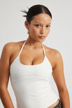 Tie Neck Halter Top, CLOUD - alternate image 4