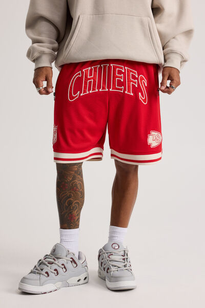 Nfl Basketball Short, LCN NFL RED/KANSAS CITY CHIEFS