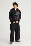 Baggy Trackpant, NTN WASHED BLACK/DRAGON - example image 3