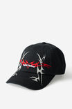 Notion Foil Heart Dad Cap, NOTION FOIL RED BLACK - example image 1