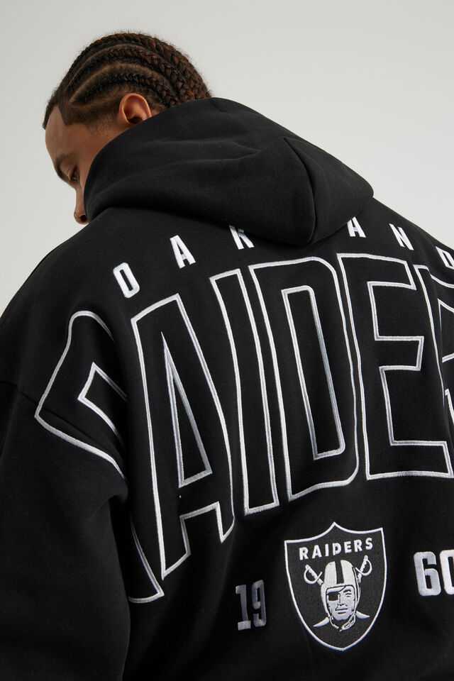 Nfl Hoodie, LCN NFL BLACK /RAIDERS BOLD CLASSIC