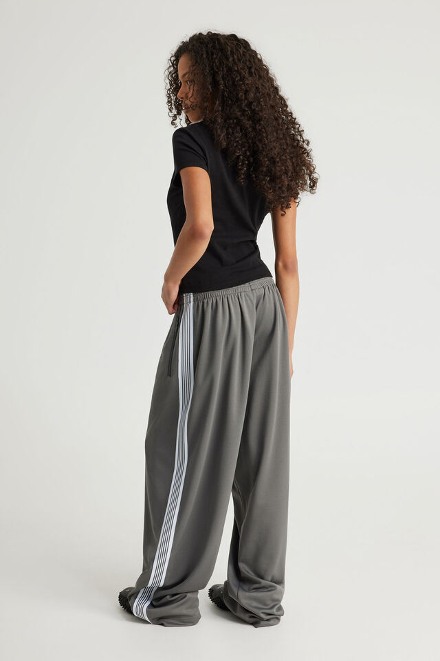 Open Gallery Wide Leg Track Pant, OG TITANIUM