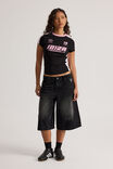 Fitted Graphic Tee, BLACK/IBIZA - alternate image 2