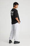 Baggy Cuffed Trackpant, SILVER MARLE - alternate image 3