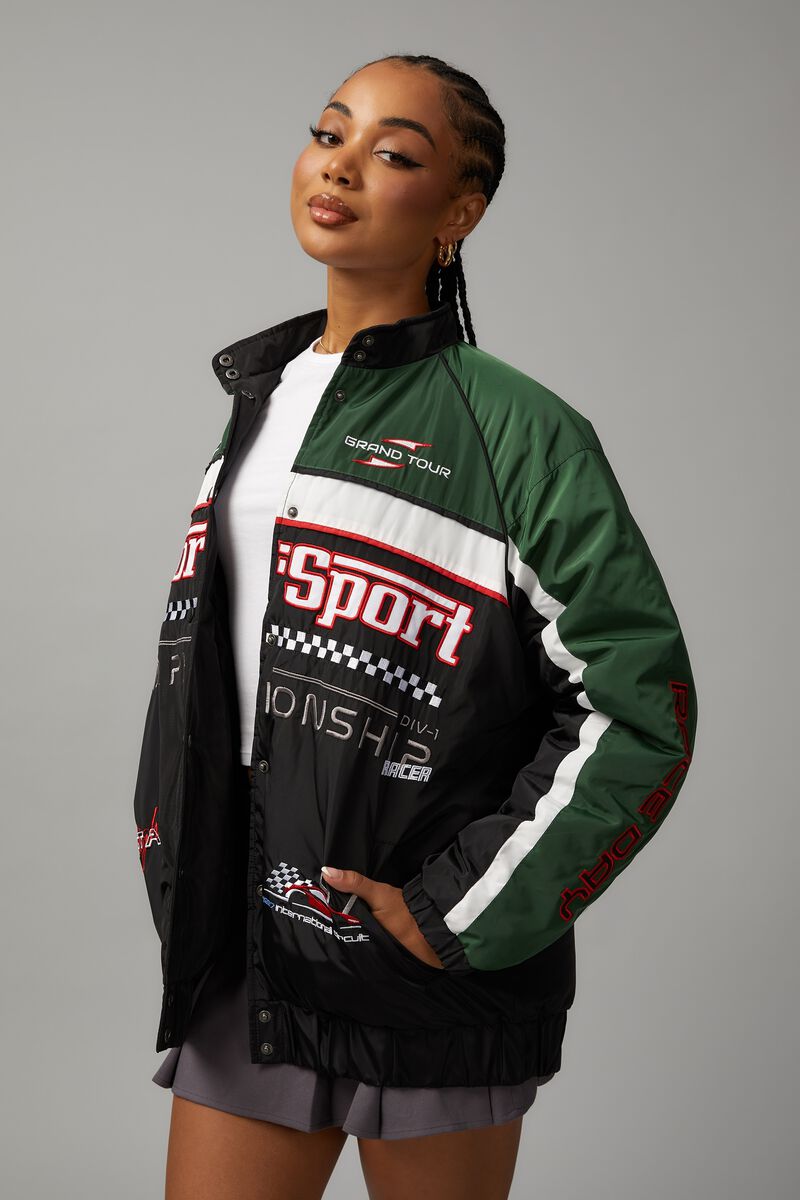 jacket with shawl