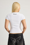 Fitted Graphic Tee, WHITE/ANGEL - alternate image 3