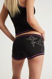Raya Pull On Short, BLACK N PINK/CROSSFIRE - example image 4