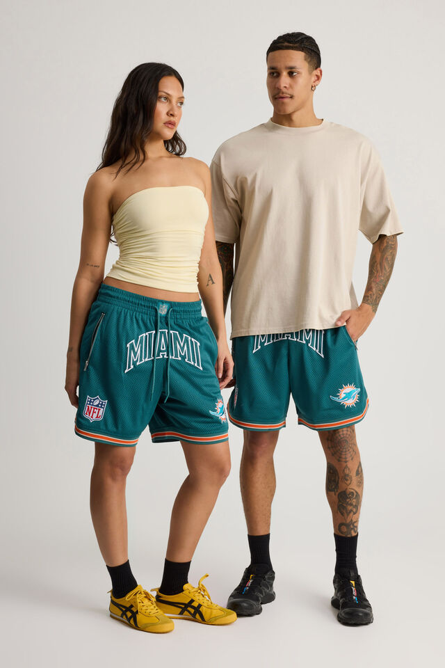 Nfl Basketball Short, LCN NFL VERIDIAN/MIAMI DOLPHINS CLASSIC
