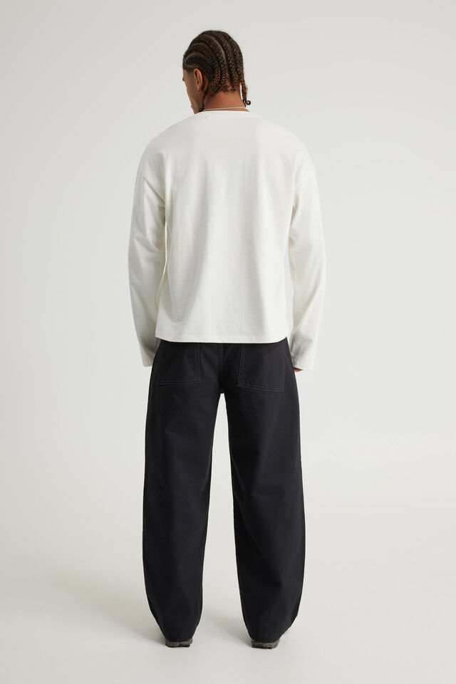 Authentics Semi-Barrel Jean, BLACK ONYX