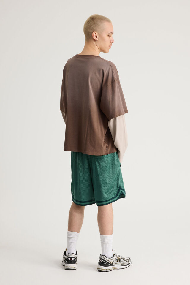 Nfl Basketball Short, LCN NFL GREEN/GREEN BAY PACKERS STEALTH