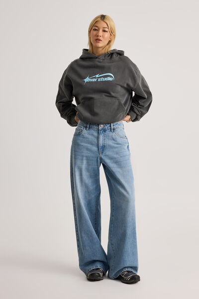 High Rise Baggy Jean, VENICE BLUE
