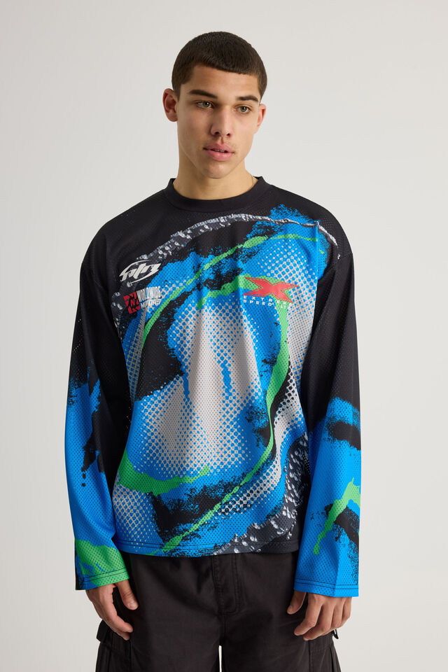 Notion Long Sleeve Jersey, NTN MULTI/NOTION SPEEDWAY