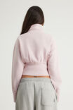 Funnel Neck Zip Through, OG WASHED PINK DUST/ OG SPORT - example image 3