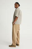 Authentics Semi-Barrel Pant, TAN TWILL - example image 3
