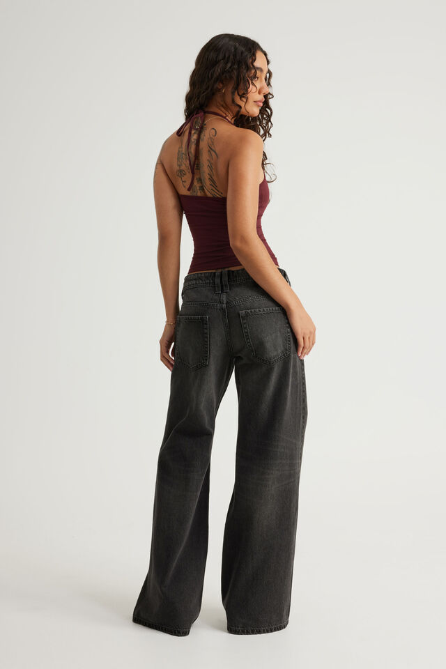 Era Low Super Wide Jean, BONFIRE BLACK