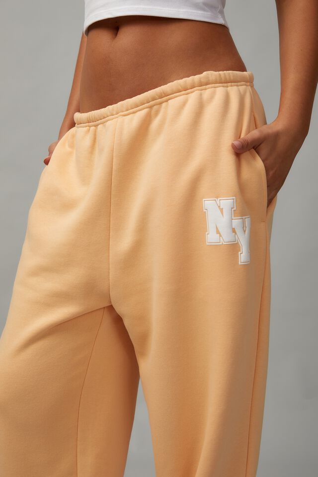 Baggy Trackpant, PEACHY PUFF/NY