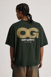 Open Gallery Box Fit Tshirt, OG KELP/PARALLEL DIVISION - alternate image 4