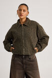 Jordie Workwear Jacket, WASHED LEOPARD - alternate image 1