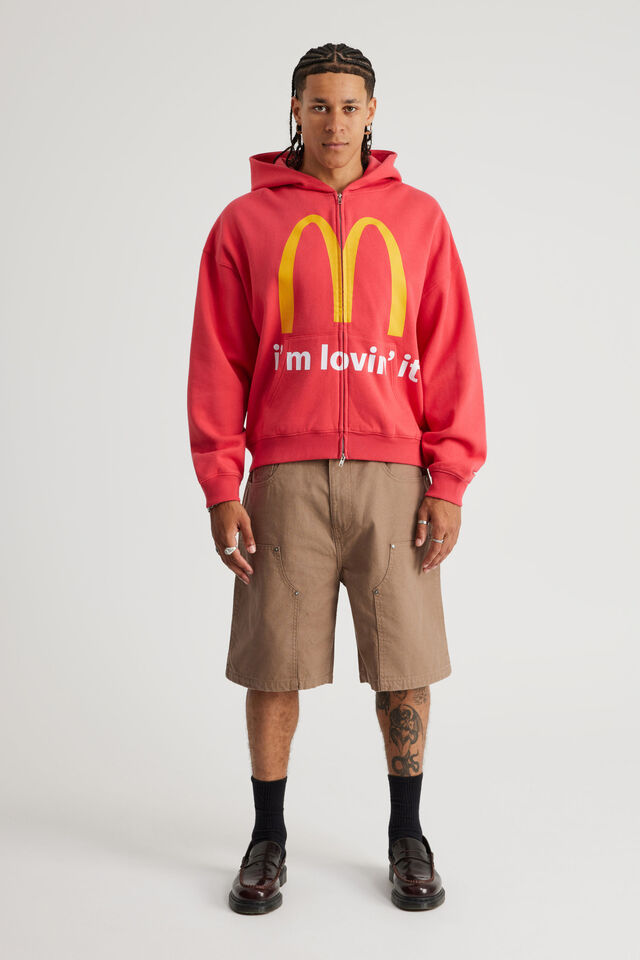 Mcdonalds Zip Thru Hoodie, LCN MCD RANCH RED/GOLDEN ARCHES
