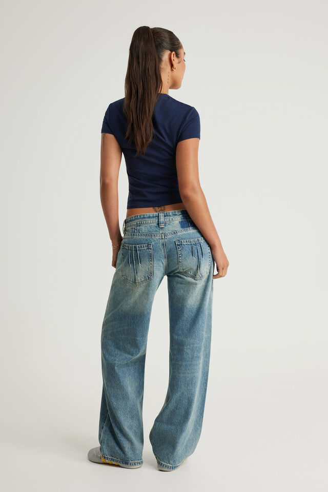 Luca Low Rise Jean, DREAMLITE BLUE