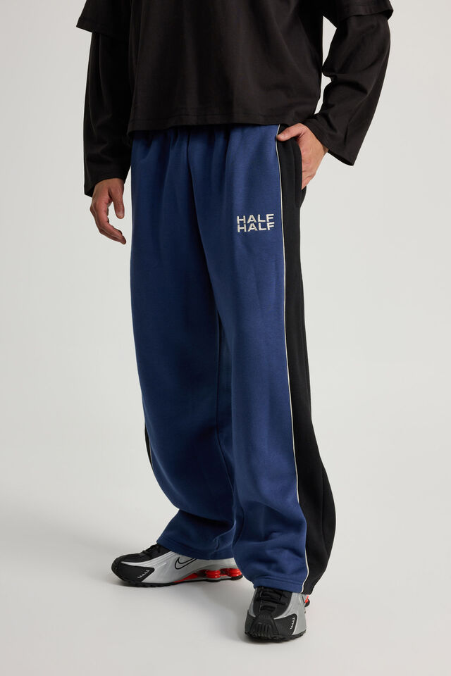 Half Half Baggy Trackpant, HH AIR FORCE BLUE/SPORT SPLICE