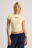 Fitted Graphic Tee, BUTTER YELLOW/NY STUDIOS - alternate image 2