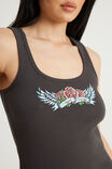 Graphic Rib Tank, PHANTOM/FOREVER LOVE - example image 4