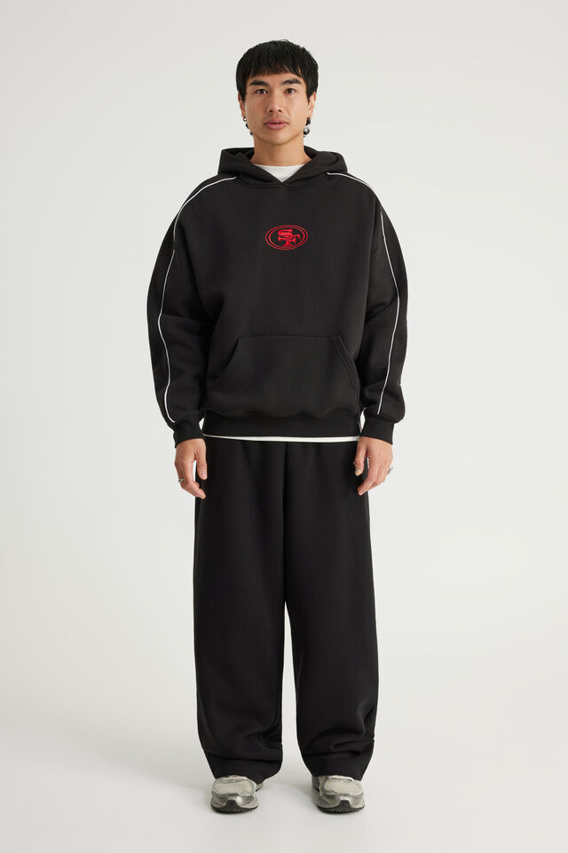 Nfl Hoodie, LCN NFL BLACK/49ERS
