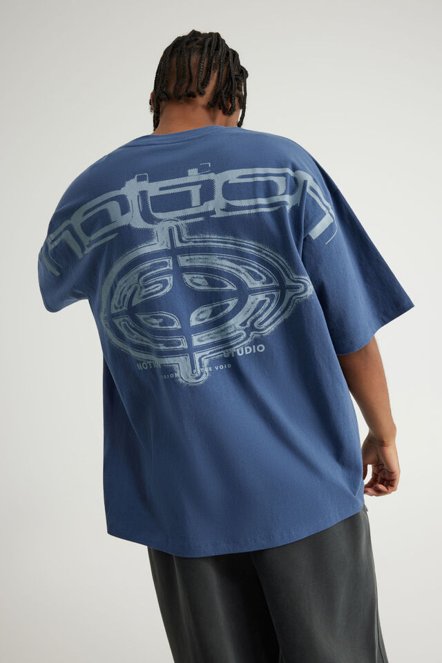 Notion Vintage Graphic Tshirt, NTN BLUE AURA/SUPERSCRIPT TARGET