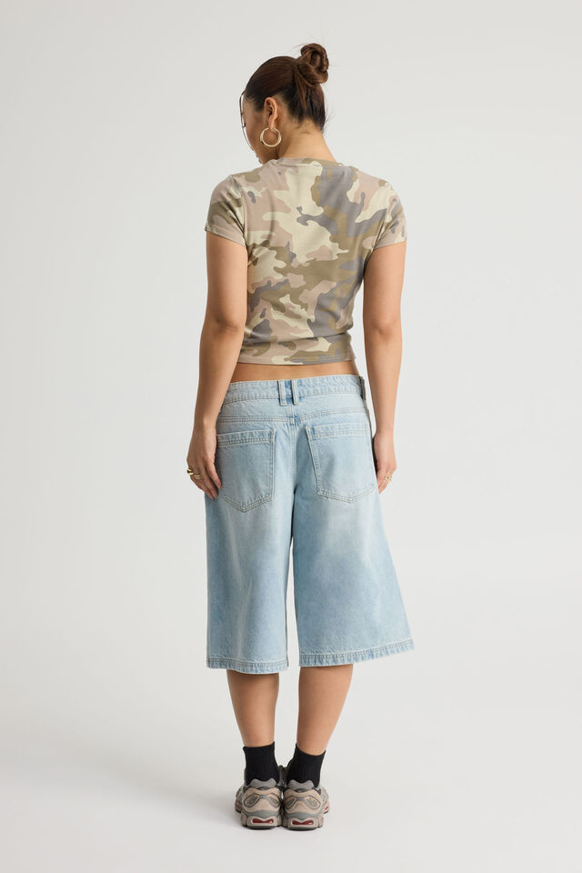 Mega Baggy Jort, OCEAN BLUE