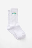 Unisex Rib Sock - Lcn, LCN SESAME ST WHITE SIGN - alternate image 1