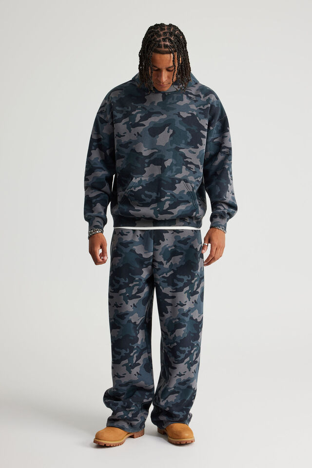 Authentics Hoodie, WASHED BELUGA CAMO