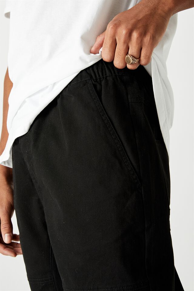 Cuffed Pant, BLACK
