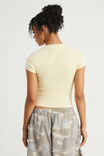 Fitted Graphic Tee, LEMON BUTTER / THAT S HOT - example image 3