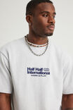 Half Half Heavyweight Core Fit Tshirt, HH SILVER MARLE/INTERNATIONAL - example image 4