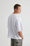 Boxy Cropped Graphic Tshirt, HH WHITE/LIFESTYLE STUDIOS - alternate image 3