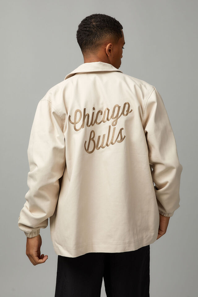 Nba Coach Jacket, LCN NBA CHICAGO BULLS/BEIGE